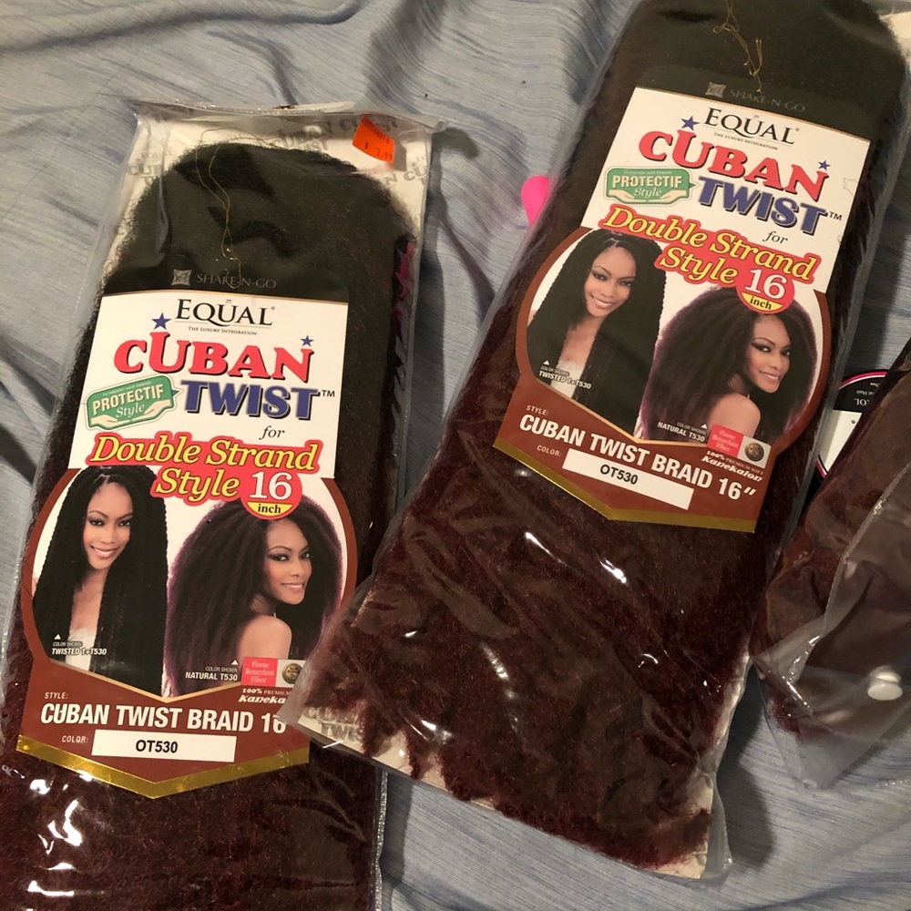 Cuban twist hair